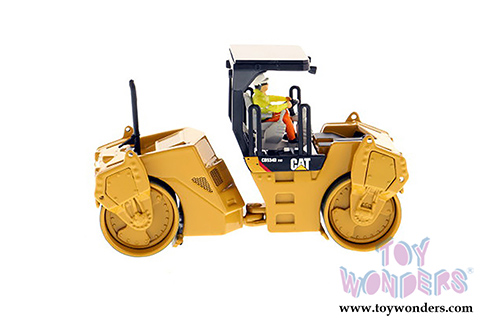 Diecast Masters - Caterpillar CB-534D XW Vibratory Asphalt Compactor - Core Classics Series (1/50 scale diecast model car, Yellow) 85132